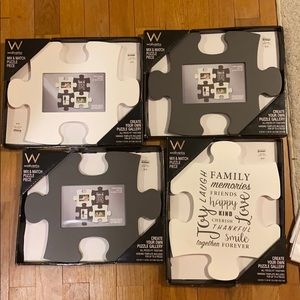 Puzzle picture frames